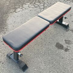 札幌市■ フラットベンチ / 折りたたみ収納可能■高さ5段階 トレーニング ワークアウトの画像