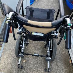 メーカー不明 オーダー品？ 車椅子 リクライニング 機能等 付き 介護の画像