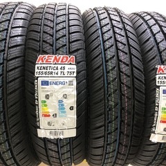 オールシーズンタイヤ155/65R14 4本セット(工賃、バラン...