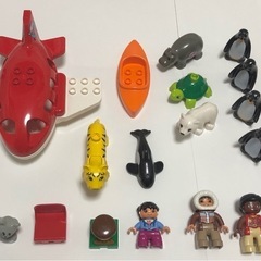 LEGOデュプロ世界のどうぶつ世界一周探検（2015年頃廃盤）＋ブロックセットの画像