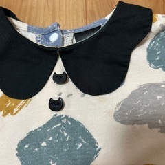 La Stella サロペット/　manina 半袖ロンパース ２枚セット　80の画像