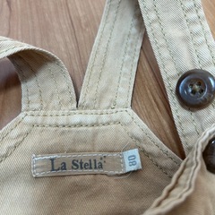 La Stella サロペット/　manina 半袖ロンパース ２枚セット　80の画像