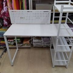 極上美品　ニトリ　システムデスク　机　本棚　パソコンラック　パソコンデスク　の画像