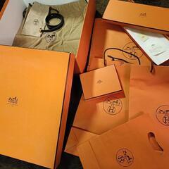 HERMES　エルメス　箱　ショッパー　ショルダーストラップ　セット