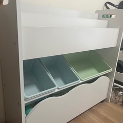 絵本棚　おもちゃ入れの画像