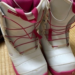 BURTON スノーボードブーツ 6 1/2 ホワイト/ピンク