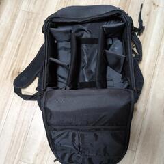 0円 大容量カメラバッグ　ブラックの画像