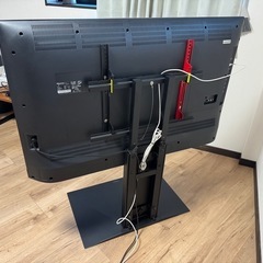WALL スタンド + Hisense テレビ(50型)の画像
