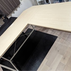 【受付終了】山善 L字型 コンピューターデスク