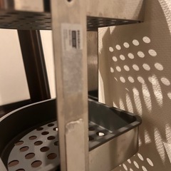 IKEA　 コーナーウォールシェルフユニット　浴室収納棚の画像