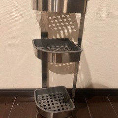 IKEA　 コーナーウォールシェルフユニット　浴室収納棚の画像