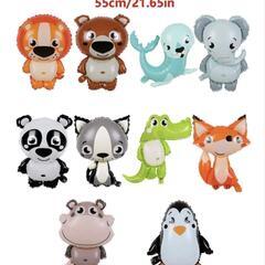 ✾新品✾動物バルーン 10個セットの画像