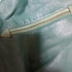 13日迄限定値下げ！ビンテージアメカジ緑本革スタジャンの画像