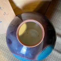 九谷焼 花瓶 博峰窯の画像