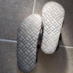 サンダル（子ども）22㌢　黒　の画像