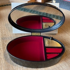 会津塗  ジュエリーボックス オルゴール付きの画像