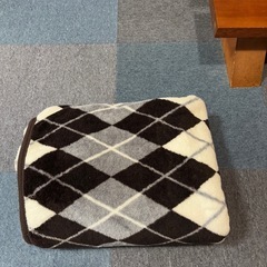 アーガイル柄の毛布