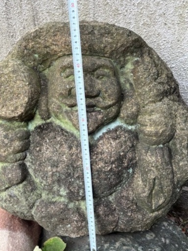 ◎お値下げしました‼️  古い 時代 恵比寿大黒置物 石像 仏像 御影石 地蔵菩薩 道祖神 自然石 天然石 