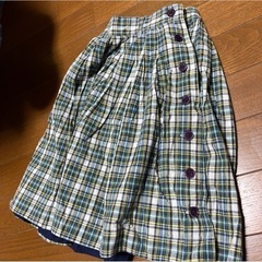 中古女児　紺セットアップの画像