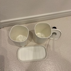 IKEA STORAVAN ストールアヴァン バスルームセット 3点, ホワイト の画像