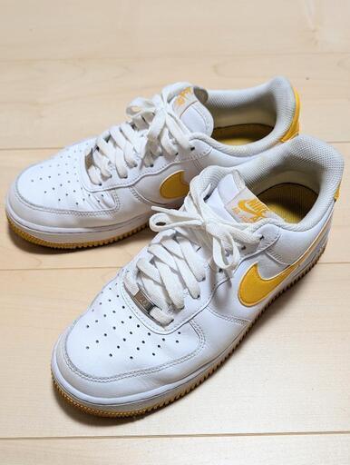 ナイキ Nike AIR FORCE 1 '07 FJ4146-105 エアフォース1 スニーカー イエロー 26cm