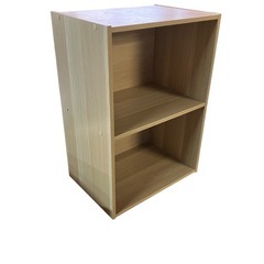 軽量 大容量 カラーボックス 2段 マルチラック 木目調  収納 家具  軽い ラック 収納ボックス 棚 強化  インナーボックス 木目 木目柄横置き 本棚 シェルフ 書棚 絵本 絵本ラック 本棚の画像