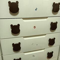 アイリス　キッズチェスト5段3つセットの画像