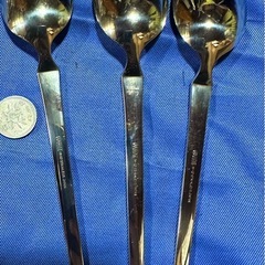 スプーン大　シンプル　ヴィンテージ　アンティーク　3本セット　バラ売り可の画像