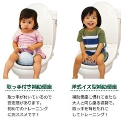 取っ手付き補助便座　グレーの画像