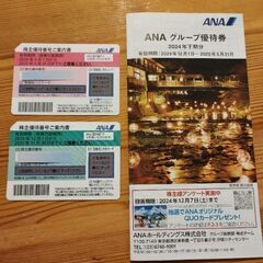 ANA優待券2枚とグループ優待券