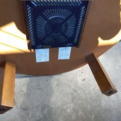 円形　コタツ　１０５×１０５㎝　継脚付の画像