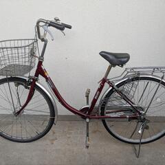 自転車　チャイルドシート可能　丸石　オートライト