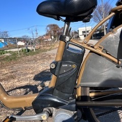 電動自転車　子供乗せ　チャイルドシート付　Panasonicの画像