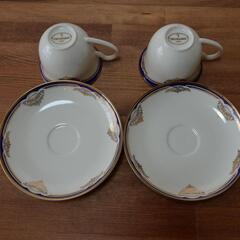 トラサルディ (TRUSSARDI) カップとソーサー 2セット 洋食器の画像