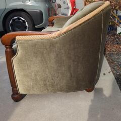決まりました　アンティークソファ3人掛け　処分予定の画像