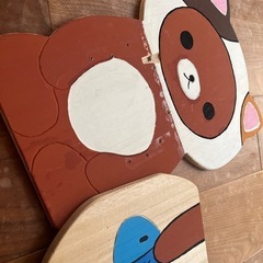ぬいぐるみ用の椅子 解体木材の画像