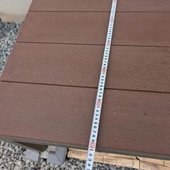 ウッドデッキ 人工木 2700×900の画像