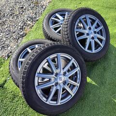 155/65R14 スタッドレスタイヤ　アルミホイール付　4本セット　スズキワゴンRで使ってました