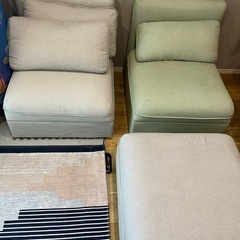 ソファ 3脚　IKEA VALLENTUNA の画像