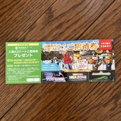 城島高原パークご招待券