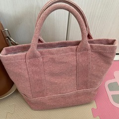 Ron Herman ピンクトートバッグ キャンバスバッグ2点セットの画像