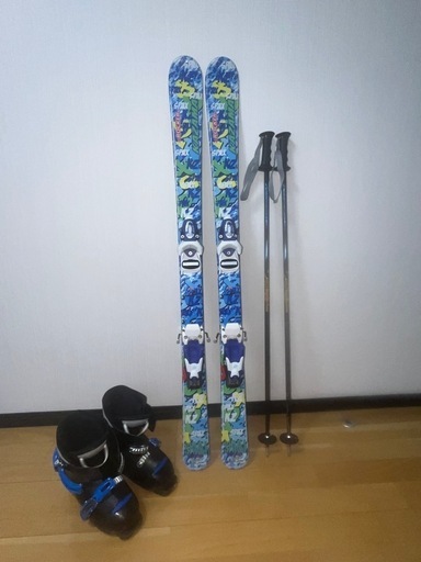 KAZAMA スキーセット　116cm 5点セット
