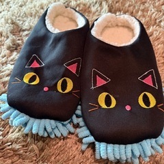 美品‼️モップスリッパ猫ちゃん‼️