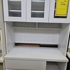 お値下げしました！！！ 食器棚　ホワイト　幅(W)900mm ×...