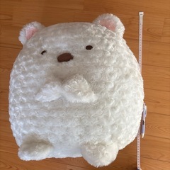 すみっこぐらししろくまぬいぐるみの画像