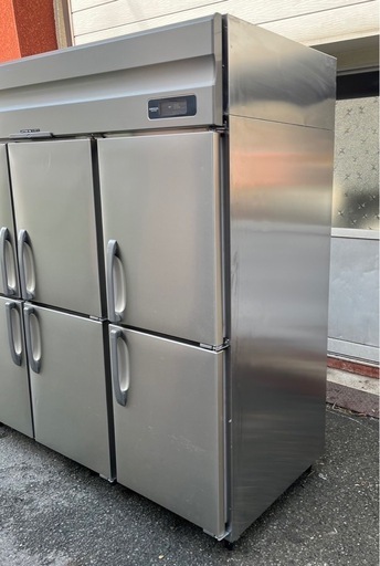 【動確済み】2021年 ホシザキ 業務用冷蔵庫 HR-180A-ML 単相 100V 1632L 1800×800×1910 6枚扉 