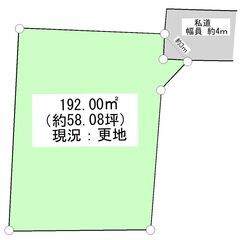 ★我孫子市布佐　土地★490万円、約58.08坪！更地渡し、閑静...
