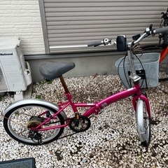 折りたたみ自転車　差し上げます。（ジャンク）の画像