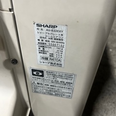 シャープエアコン　動作品の画像