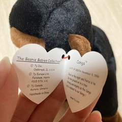 ty Beanie Baby ★ Congo ゴリラ 希少　ハングタグ付きの画像